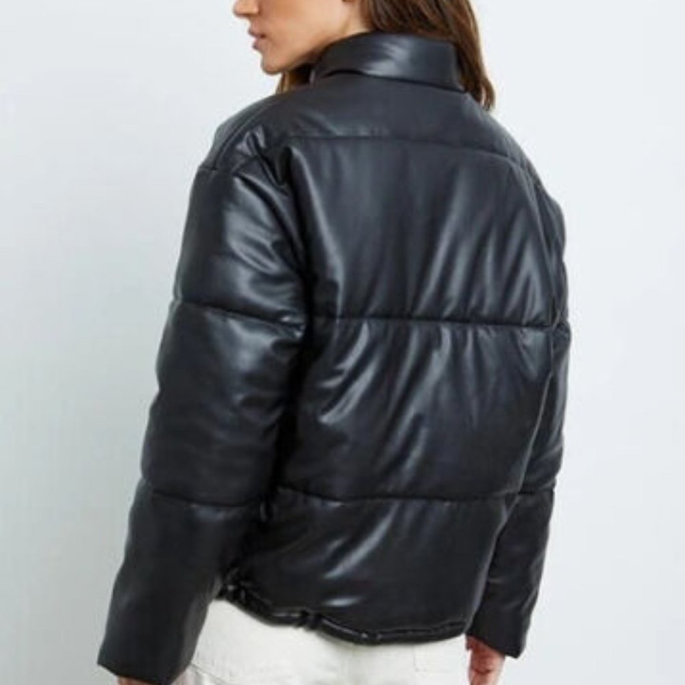 Rails Midnight Black Leather Jacket - Picture 3 of 8